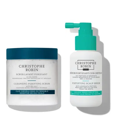 Christophe Robin Healthy Scalp Essentials (worth £66) In White