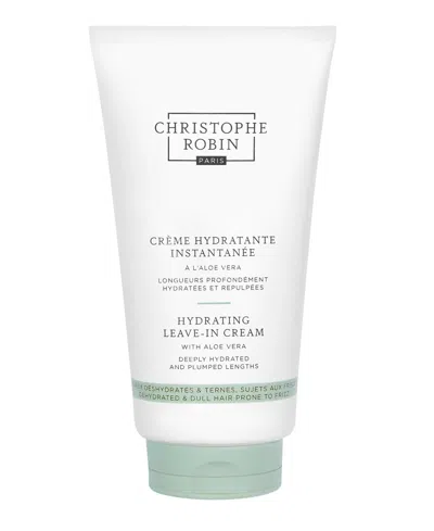Christophe Robin Hydrating Leave-in Cream With Aloe Vera, 5.1oz In Transparent