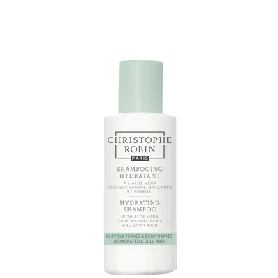 Christophe Robin Hydrating Shampoo With Aloe Vera 75ml In Transparent