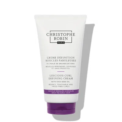 Christophe Robin Luscious Curl Defining Cream With Chia Seed Oil