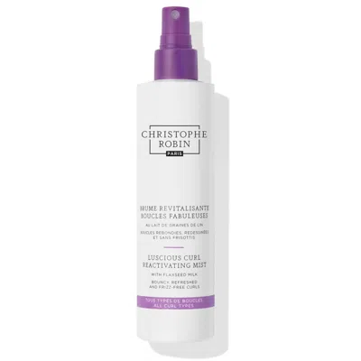 Christophe Robin Luscious Curl Reactivating Mist With Flaxseed Milk In Multi