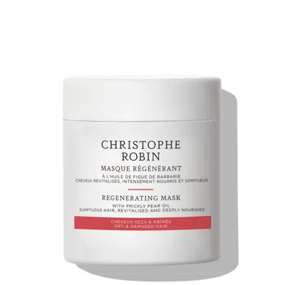 Christophe Robin New Regenerating Mask With Prickly Pear Oil 75ml In White