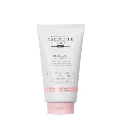 Christophe Robin New Volume Conditioner With Rose Extracts 75ml In White