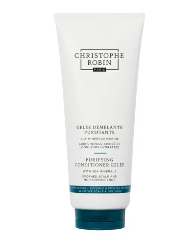 Christophe Robin Purifying Conditioner Gelee With Sea Minerals,6.8oz In Transparent