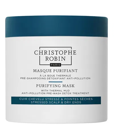 Christophe Robin Purifying Mask With Thermal Mud, 8.5oz In Transparent