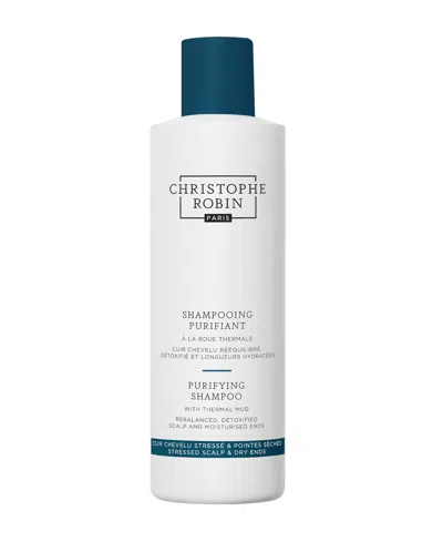 Christophe Robin Purifying Shampoo With Thermal Mud, 8.5oz In Transparent