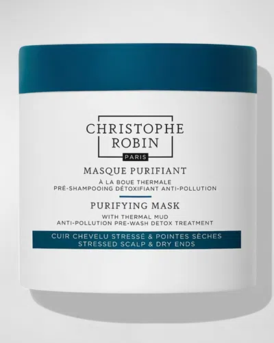 Christophe Robin Puriyfing Pre-shampoo Mud Mask In White