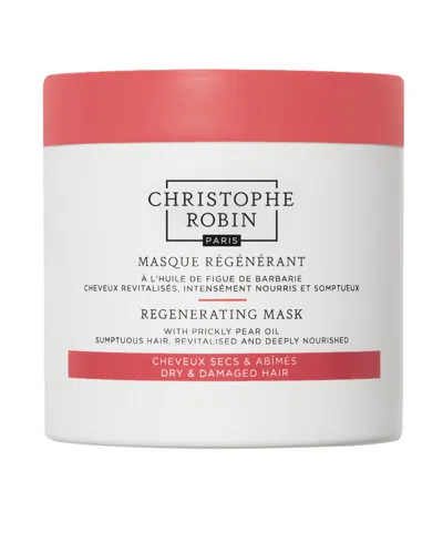 Christophe Robin Regenerating Mask With Prickly Pear Oil, 8.5oz In Transparent