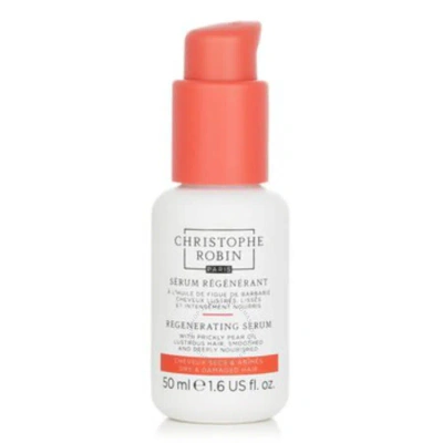 Christophe Robin Regenerating Serum With Prickly Pear Oil 1.6 oz Hair Care 5056379590531 In White