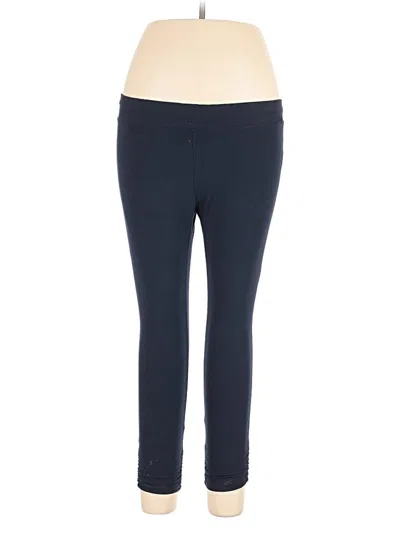 Pre-owned Christopher & Banks Active Pants In Blue