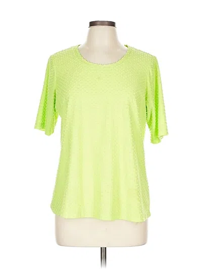 Pre-owned Christopher & Banks Active T-shirt In Green