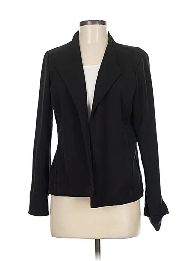 Pre-owned Christopher & Banks Blazer Jacket In Black