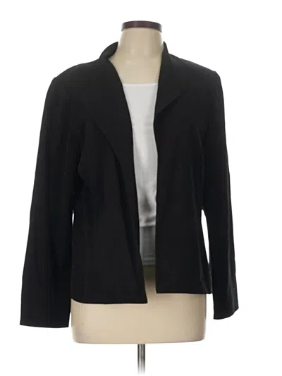 Pre-owned Christopher & Banks Blazer Jacket In Black