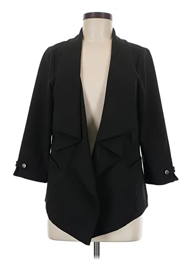 Pre-owned Christopher & Banks Blazer Jacket In Black