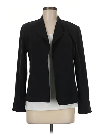 Pre-owned Christopher & Banks Blazer Jacket In Black