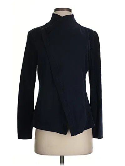Pre-owned Christopher & Banks Blazer Jacket In Blue