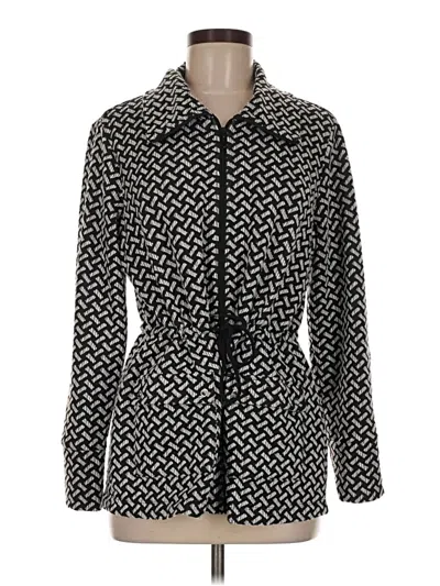 Pre-owned Christopher & Banks Cardigan Sweater In Black