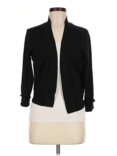 Pre-owned Christopher & Banks Cardigan Sweater In Black