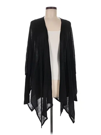 Pre-owned Christopher & Banks Cardigan Sweater In Black