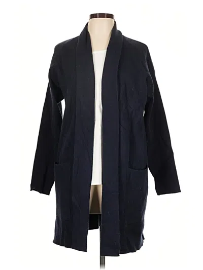 Pre-owned Christopher & Banks Cardigan Sweater In Black