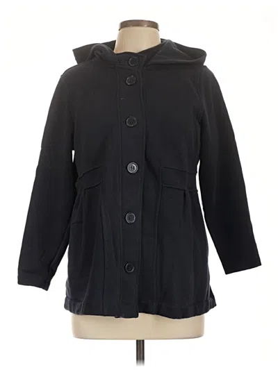 Pre-owned Christopher & Banks Cardigan Sweater In Black