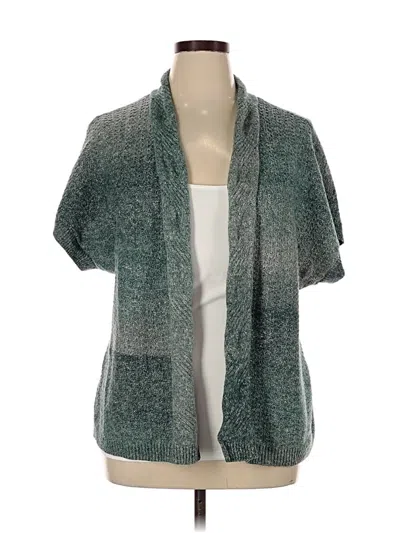 Pre-owned Christopher & Banks Cardigan Sweater In Blue