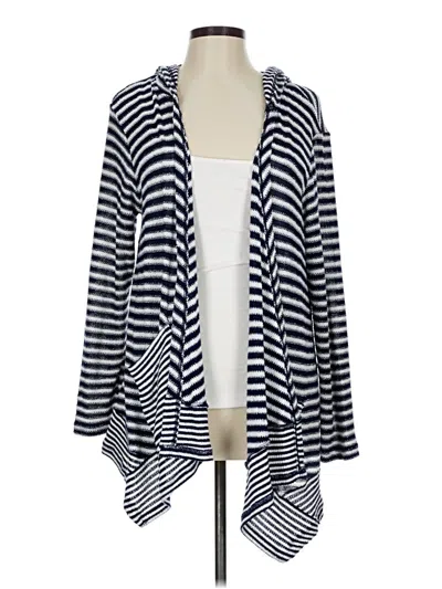 Pre-owned Christopher & Banks Cardigan Sweater In Blue