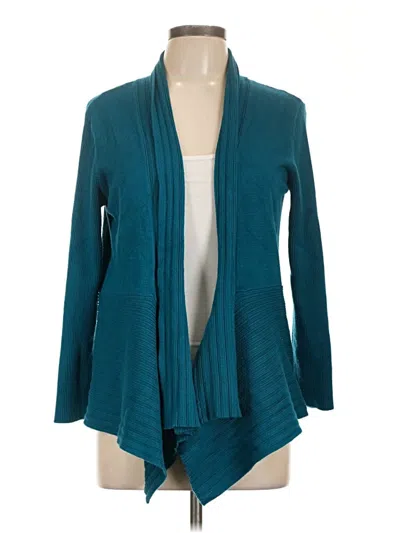 Pre-owned Christopher & Banks Cardigan Sweater In Blue