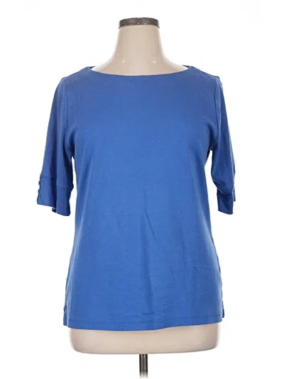 Pre-owned Christopher & Banks Cardigan Sweater In Blue