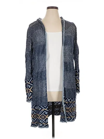Pre-owned Christopher & Banks Cardigan Sweater In Blue