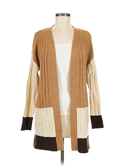 Pre-owned Christopher & Banks Cardigan Sweater In Brown