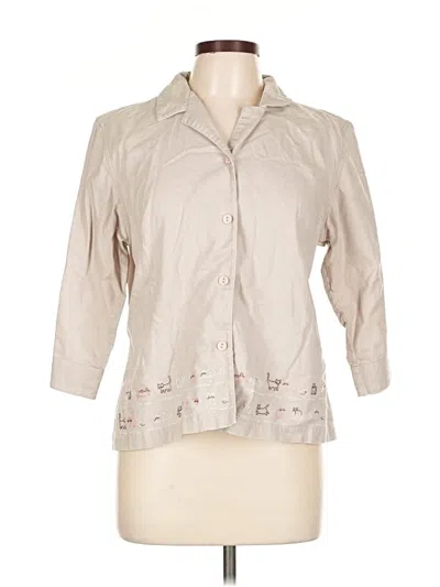 Pre-owned Christopher & Banks Cardigan Sweater In Brown