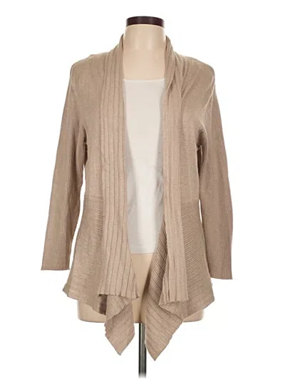 Pre-owned Christopher & Banks Cardigan Sweater In Brown