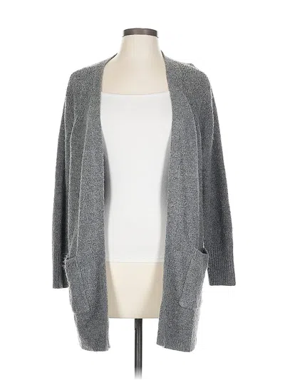 Pre-owned Christopher & Banks Cardigan Sweater In Gray