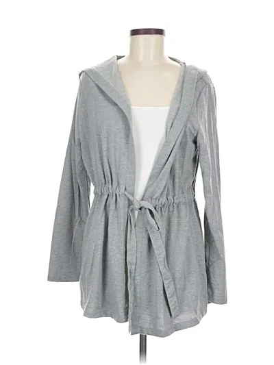Pre-owned Christopher & Banks Cardigan Sweater In Gray