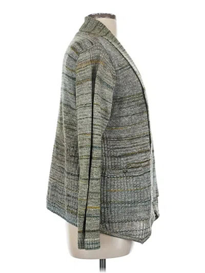 Pre-owned Christopher & Banks Cardigan Sweater In Gray