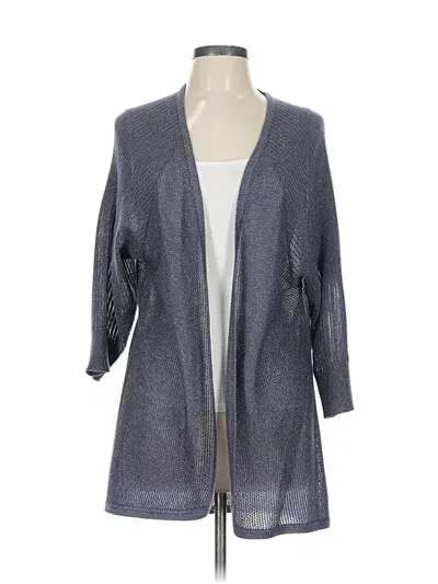 Pre-owned Christopher & Banks Cardigan Sweater In Gray