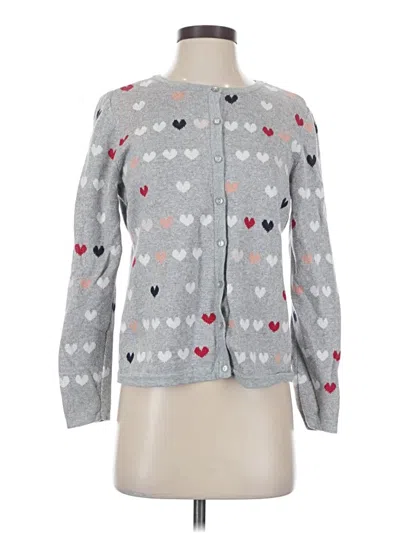 Pre-owned Christopher & Banks Cardigan Sweater In Gray