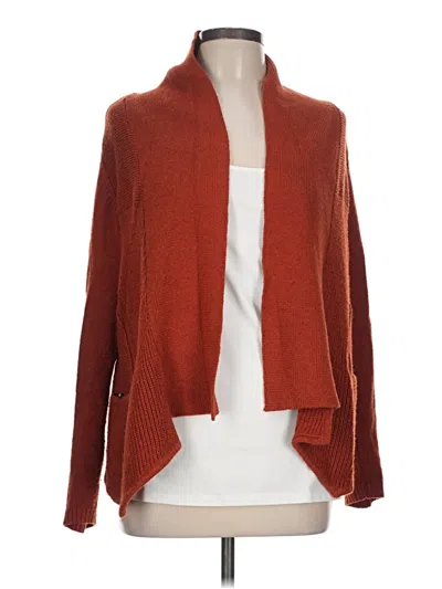 Pre-owned Christopher & Banks Cardigan Sweater In Orange
