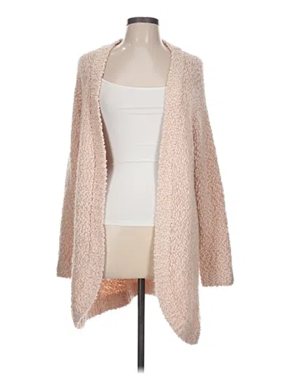 Pre-owned Christopher & Banks Cardigan Sweater In Tan