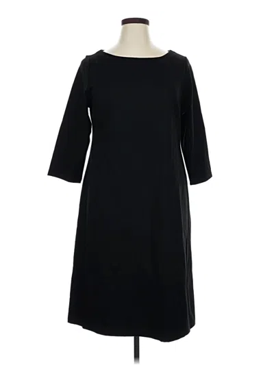 Pre-owned Christopher & Banks Casual Dress In Black