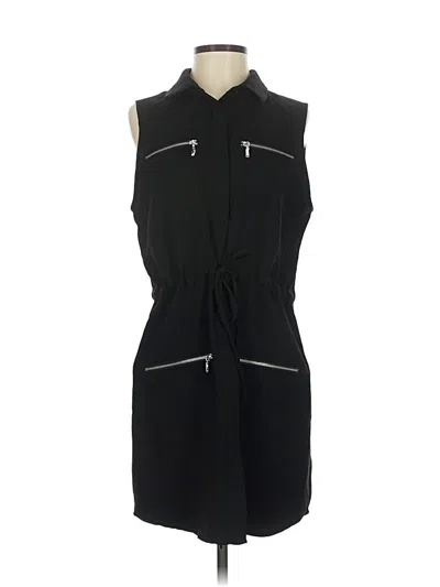 Pre-owned Christopher & Banks Casual Dress In Black