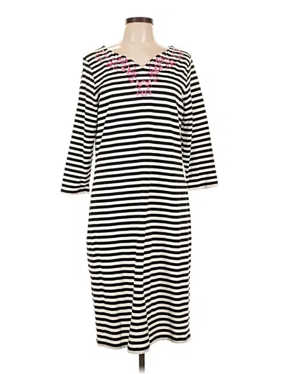 Pre-owned Christopher & Banks Casual Dress In Black