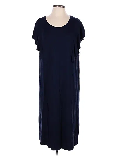 Pre-owned Christopher & Banks Casual Dress In Blue
