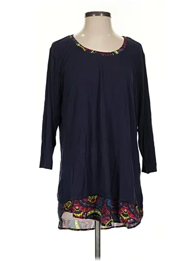 Pre-owned Christopher & Banks Casual Dress In Blue