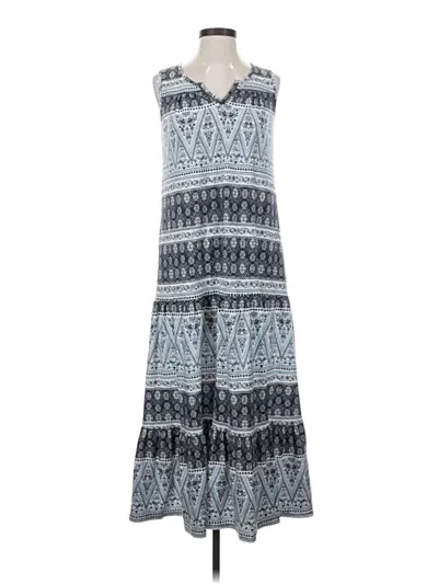 Pre-owned Christopher & Banks Casual Dress In Blue
