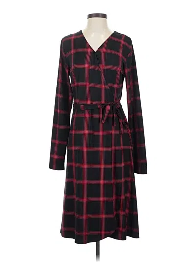 Pre-owned Christopher & Banks Casual Dress In Burgundy