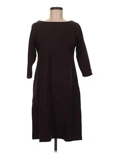 Pre-owned Christopher & Banks Casual Dress In Burgundy