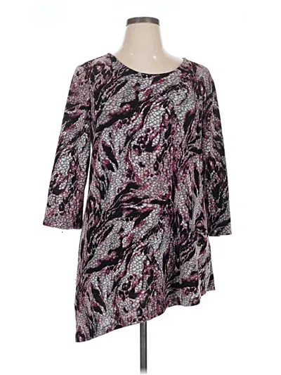 Pre-owned Christopher & Banks Casual Dress In Gray