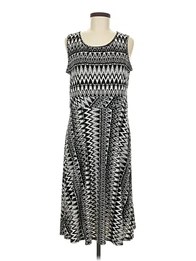 Pre-owned Christopher & Banks Casual Dress In Gray